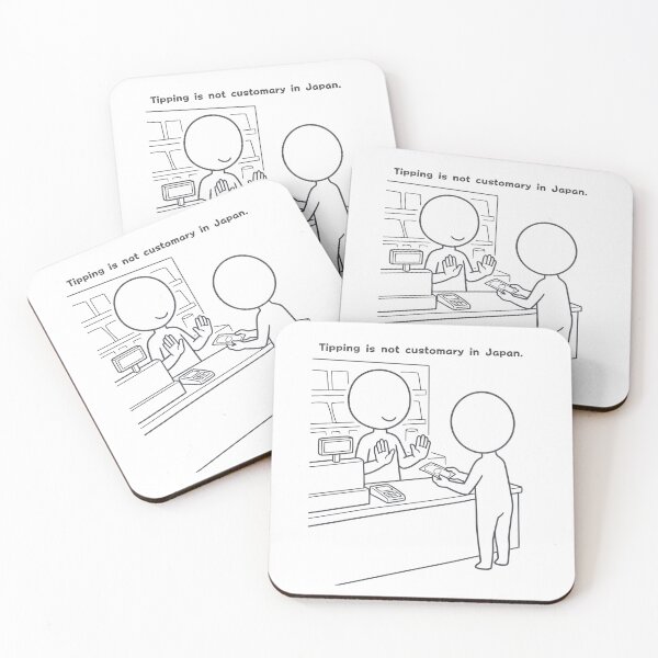 Item preview, No Tipping in Japan – Japanese Omotenashi & Hospitality Pictogram designed and sold by japan-picto.