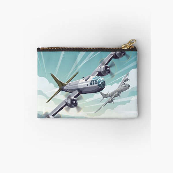 Item preview, B-29 Superfortress Bombers Banking Vector Illustration designed and sold by Airpower Art.