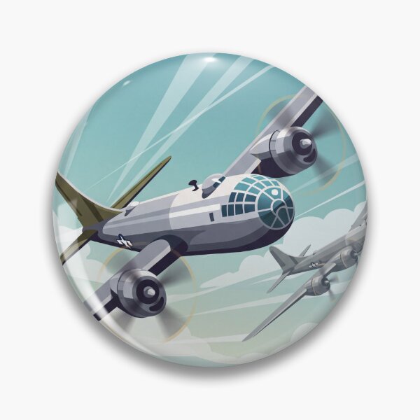 Artikelvorschau, B-29 Superfortress Bomber im Bankbereich – Vektorillustration entworfen und verkauft von Airpower Art.