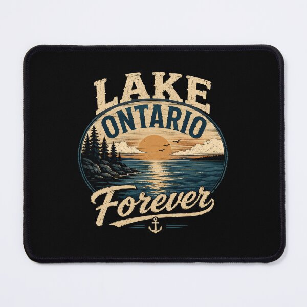 Item preview, Lake Ontario Forever T-Shirt – Vintage Sunset Lake Graphic Tee designed and sold by Artimax-Studio.