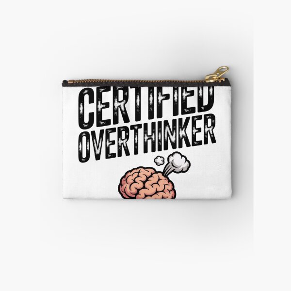 Item preview, Certified Overthinker Cartoon Typography Design designed and sold by Imaginarium of Chaos falcon88 .