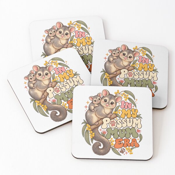 Item preview, In My Possum Mum Era Cute Mother Baby Possum Australian Mum Club designed and sold by Yellowriversss.