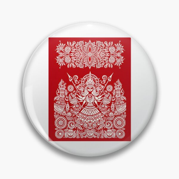 Artikelvorschau, Maa Durga Warli entworfen und verkauft von keener-kizziex.