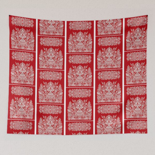 Item preview, Maa Durga Warli designed and sold by keener-kizziex.