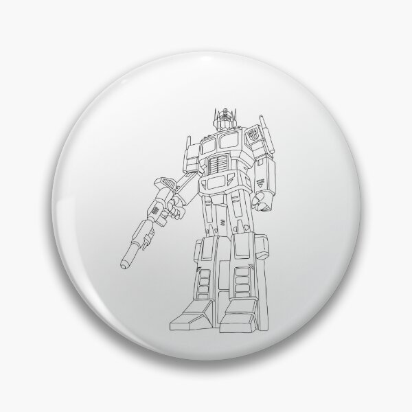 Item preview, Optimus Prime Continuous Line Art Cybertron Autobot Transformer designed and sold by drdoodle92 Art.