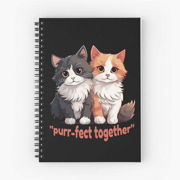 Item preview, Purr-fect Together Cute Cats Art designed and sold by GEEZER.
