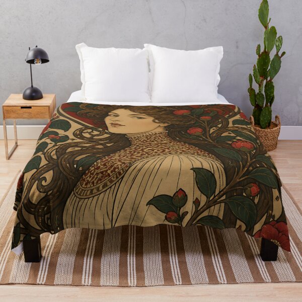 Item preview, Belle Epoque Woman Camellia Winter Panel designed and sold by kuradoshanon.