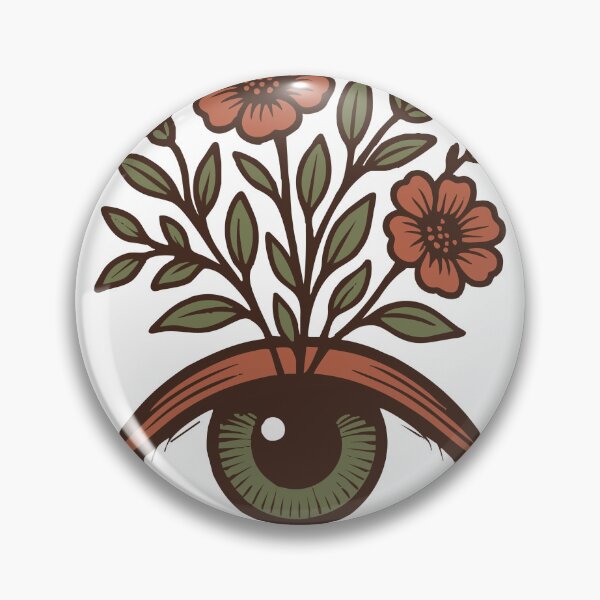 Item preview, Botanical Eye Flowers Growing From Eyelid designed and sold by Stayfrostybro.