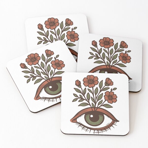 Item preview, Botanical Eye Flowers Growing From Eyelid designed and sold by Stayfrostybro.