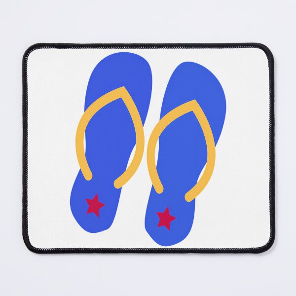 Item preview, Bath Mat Blue Slipper Bath Mat designed and sold by gilliland-mies.