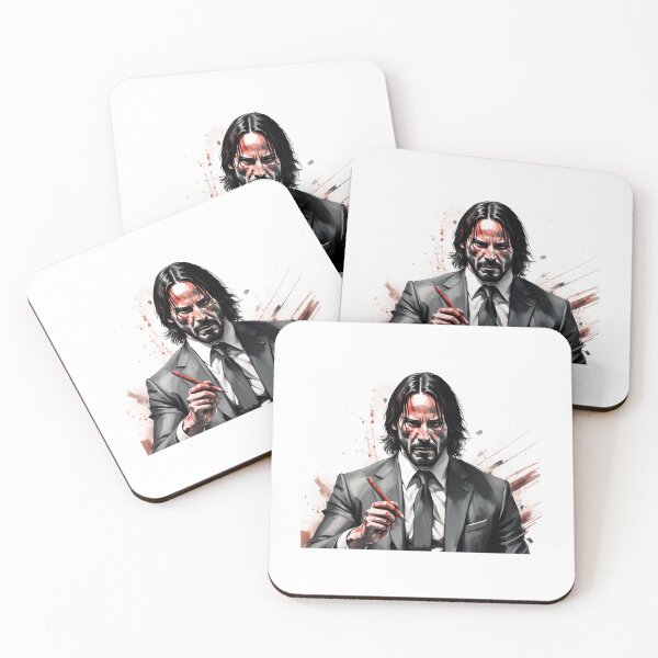 Item preview, John Wick sosteniendo un lápiz designed and sold by danielso-nglay.