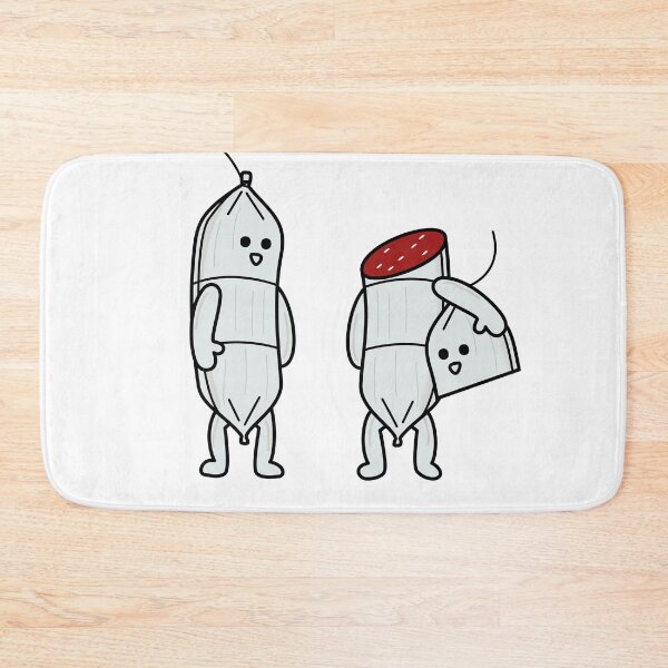 Item preview, Cute Salami Boys – Funny Cool Salami Characters Gift for Meat and Charcuterie Lovers designed and sold by Wurstlady.