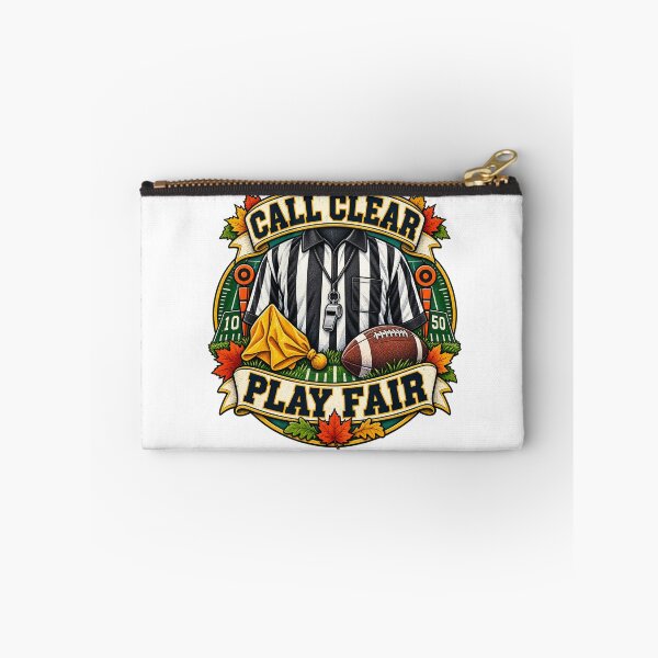 Item preview, Call Clear Play Fair Football Referee Art designed and sold by CheerfulNest.