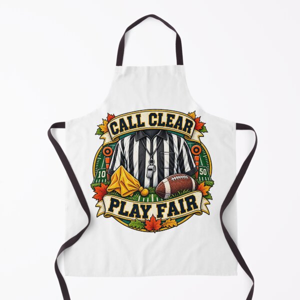 Item preview, Call Clear Play Fair Football Referee Art designed and sold by CheerfulNest.