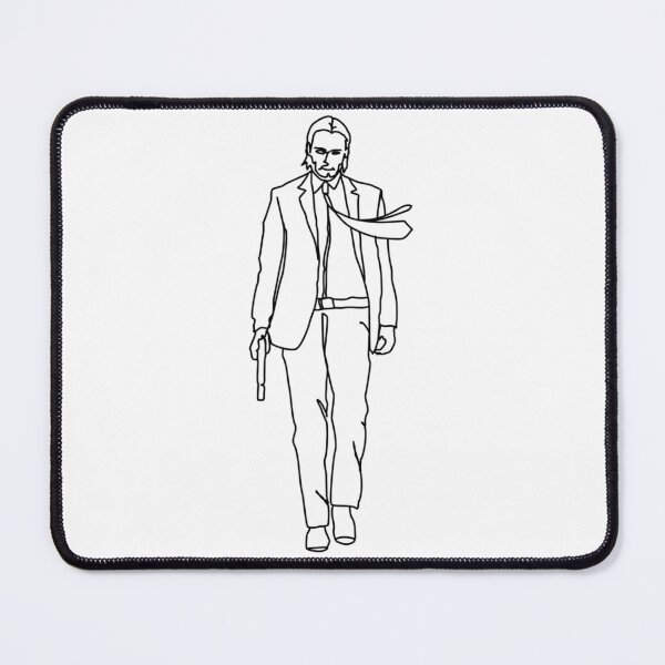 Item preview, John Wick Inspired Line Art designed and sold by danielso-nglay.