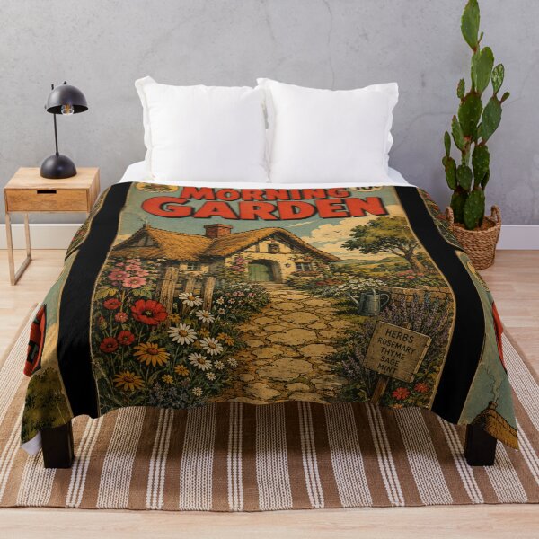Item preview, Cozy Cottagecore Garden Morning designed and sold by bapupa.