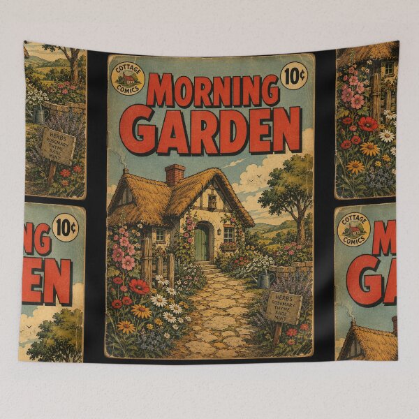 Item preview, Cozy Cottagecore Garden Morning designed and sold by bapupa.