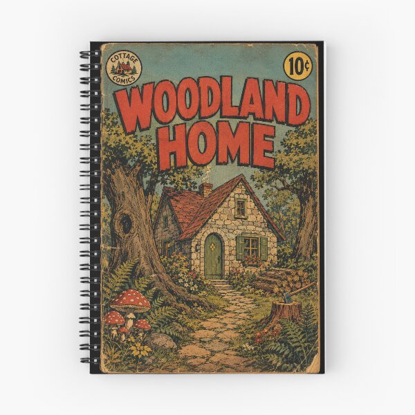 Item preview, Cozy Cottagecore Woodland Cottage designed and sold by bapupa.
