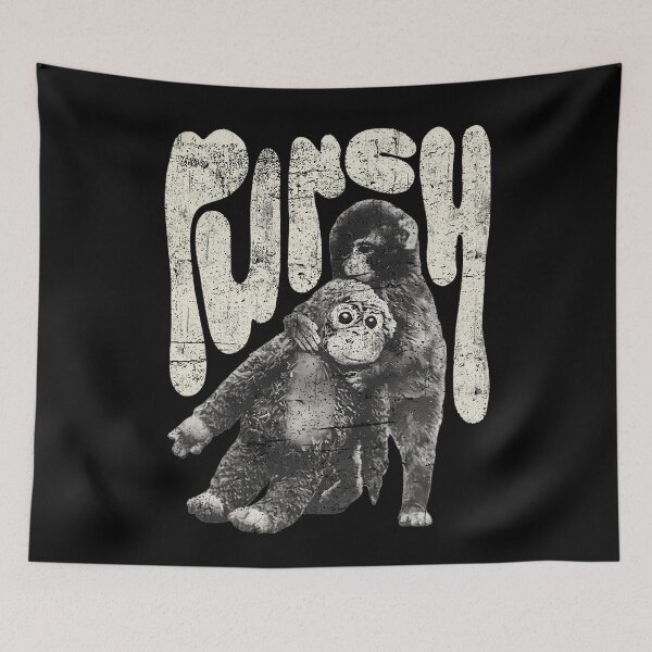 Item preview, Cute Baby Monkey Hugging Stuffed Animal Plush Vintage Retro designed and sold by TheHellIWontSh.