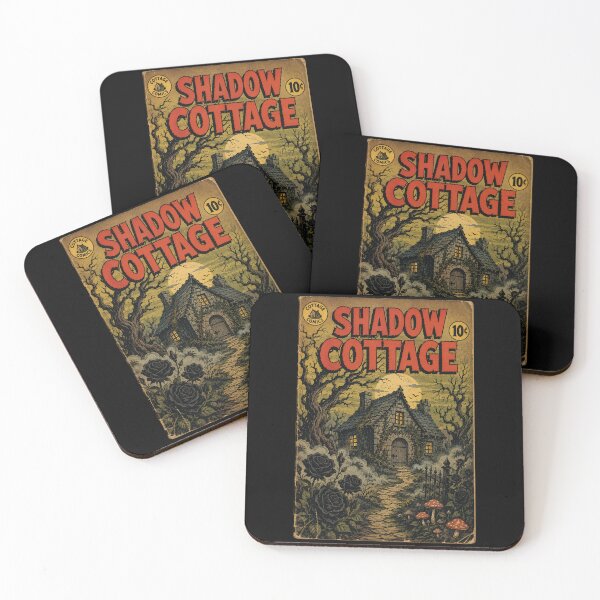 Item preview, Dark Cottagecore Haunted Woodland Cottage designed and sold by bapupa.