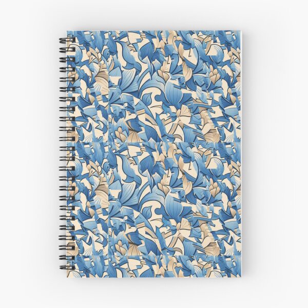 Item preview, Blue floral ornament designed and sold by Sigtrix.
