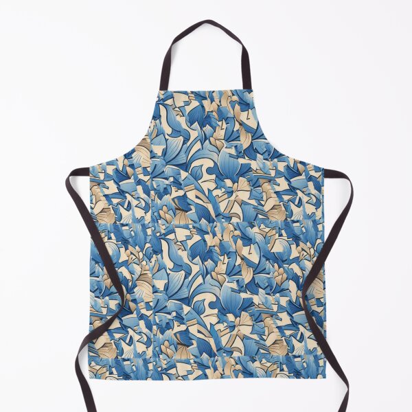 Item preview, Blue floral ornament designed and sold by Sigtrix.
