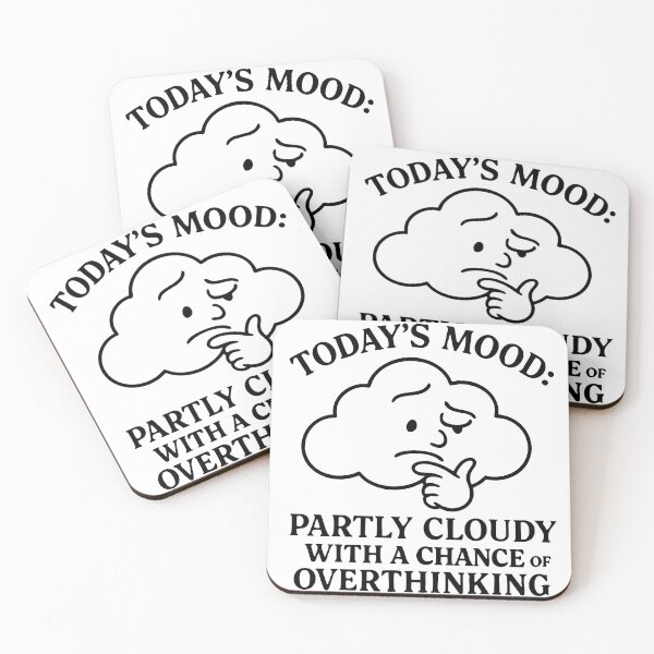 Item preview, Thinking Cloud Pondering Face Minimal Cartoon designed and sold by Stayfrostybro.