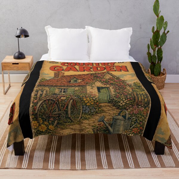 Item preview, Vintage Cottagecore Garden Cottage designed and sold by bapupa.