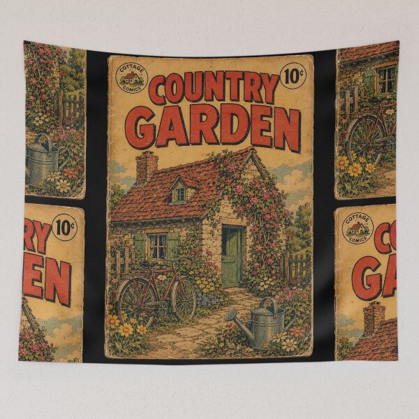 Item preview, Vintage Cottagecore Garden Cottage designed and sold by bapupa.
