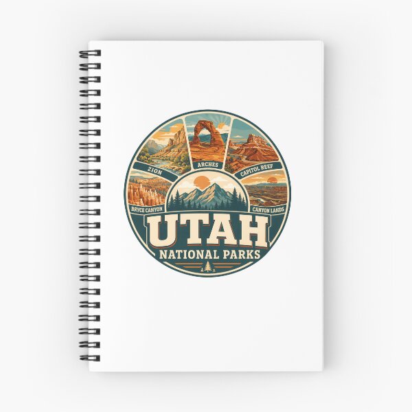 Item preview, Arches Bryce Canyon Zion Capitol Reef Utah National Parks designed and sold by lorna-saway.