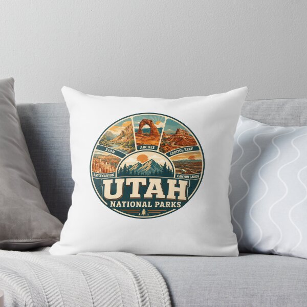 Item preview, Arches Bryce Canyon Zion Capitol Reef Utah National Parks designed and sold by lorna-saway.