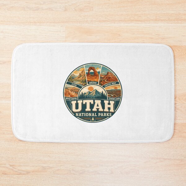 Item preview, Arches Bryce Canyon Zion Capitol Reef Utah National Parks designed and sold by lorna-saway.