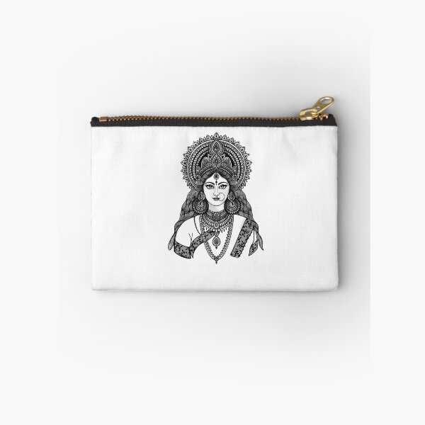 Item preview, Goddess Durga Black And White Pen Art designed and sold by keener-kizziex.