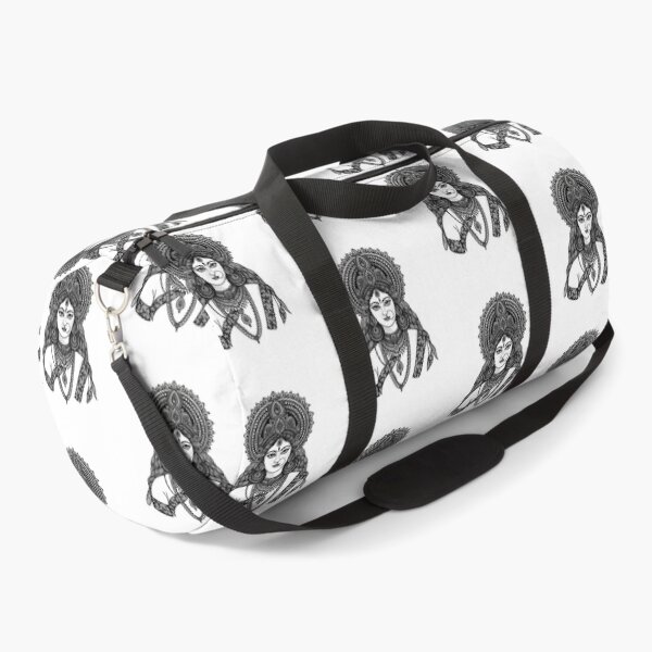 Item preview, Goddess Durga Black And White Pen Art designed and sold by keener-kizziex.