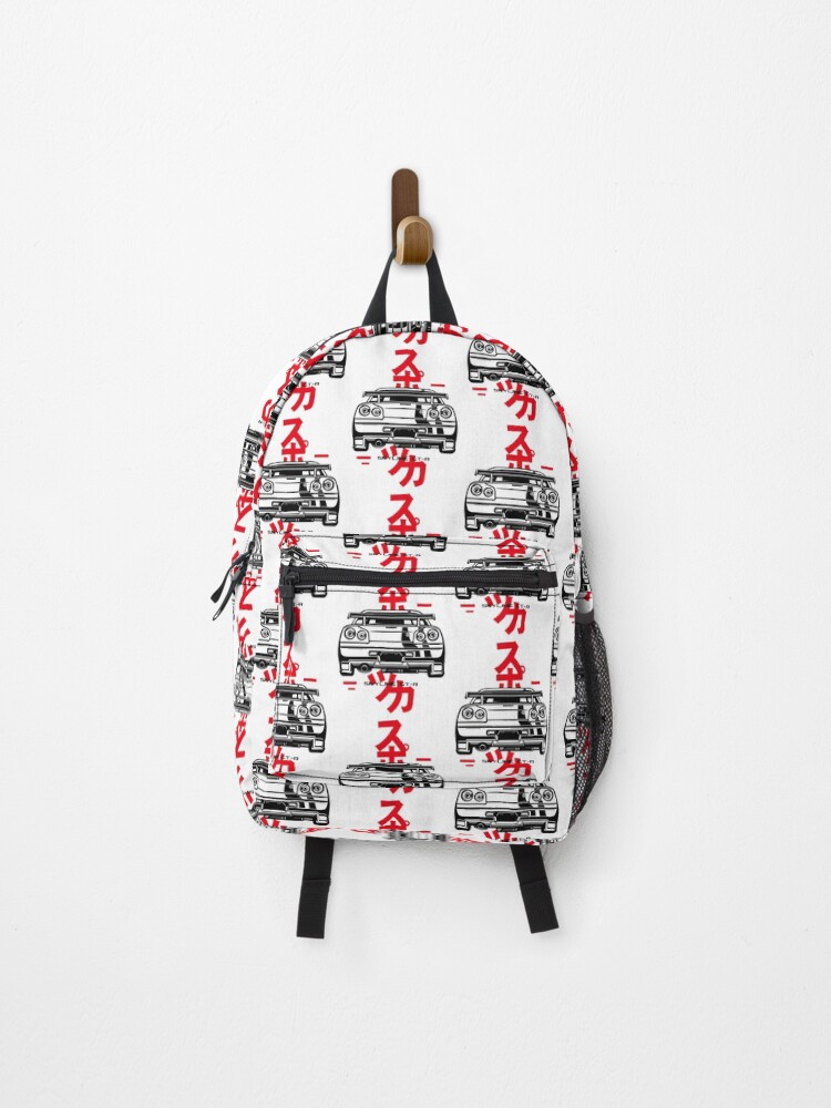 Thumbnail 1 of 3, Backpack, Nissan R Rear View Design | Best Gift designed and sold by HoLeeDigui.