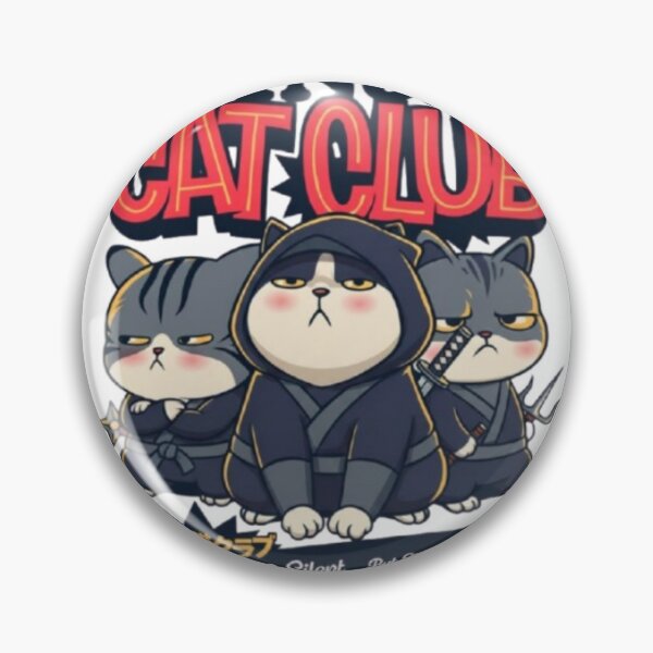 Item preview, Ninja Cat Club – Stealthy & Silent but Still Grumpy designed and sold by WATEKE.