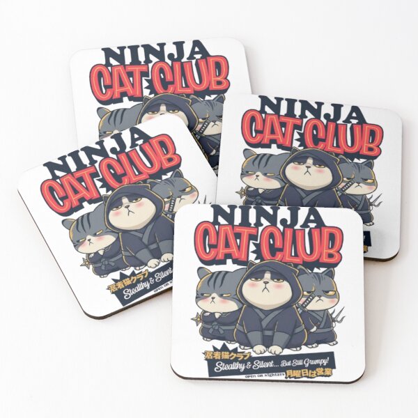 Item preview, Ninja Cat Club – Stealthy & Silent but Still Grumpy designed and sold by WATEKE.