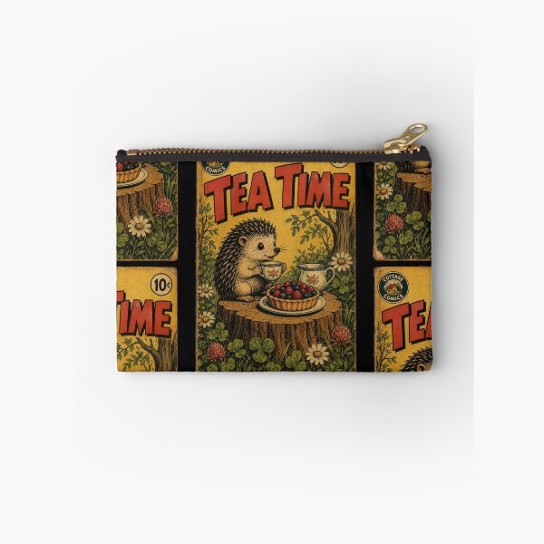 Item preview, Cottagecore Hedgehog Tea Afternoon designed and sold by bapupa.