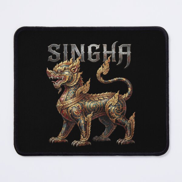 Item preview, Traditional Thai Singha Guardian Lion Art designed and sold by gbun25.