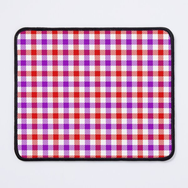 Item preview, Red And Purple Tiny Gingham Check White  designed and sold by PatternTitan.