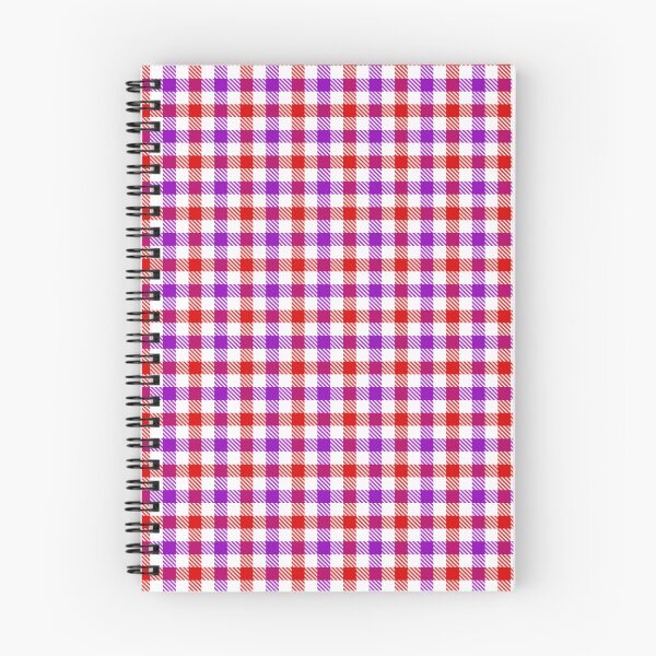 Item preview, Red And Purple Tiny Gingham Check White  designed and sold by PatternTitan.