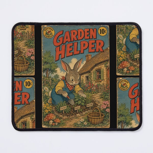 Item preview, Whimsical Cottagecore Rabbit Garden Day designed and sold by bapupa.