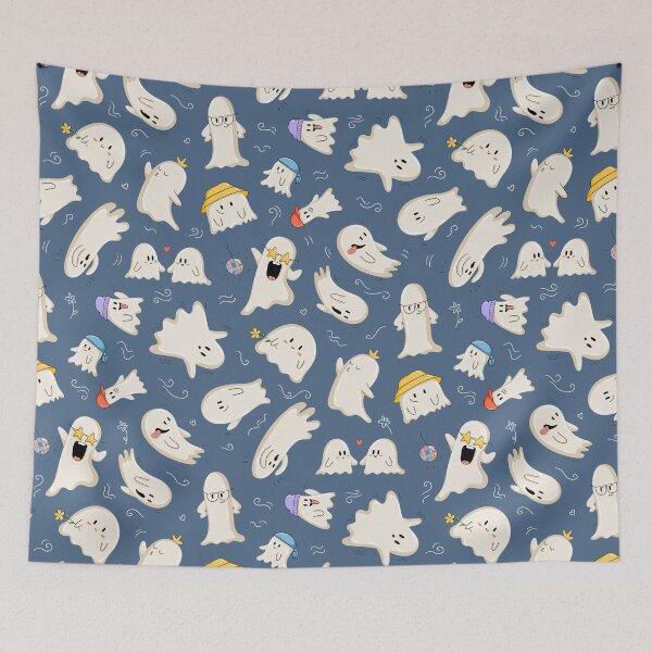 Item preview, Playful Ghosts Seamless Pattern designed and sold by OKartashova.