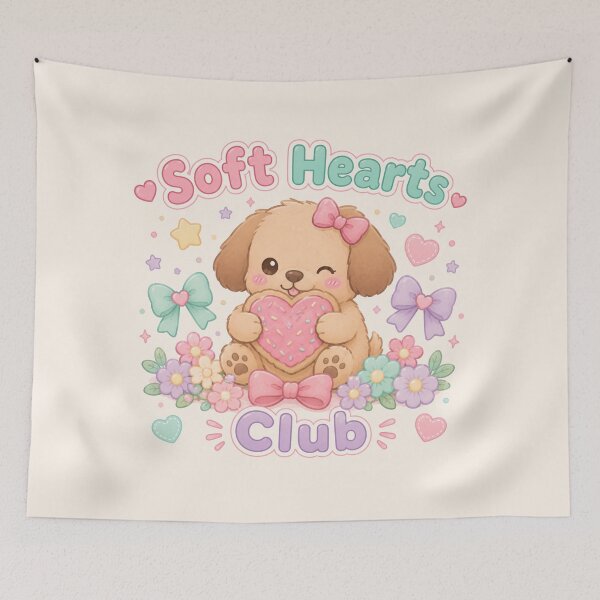 Item preview, Soft Hearts Club designed and sold by QuixoticDigital.