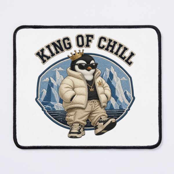 Item preview, King of Chill Penguin Mountain Streetwear designed and sold by GloboStyle Design .