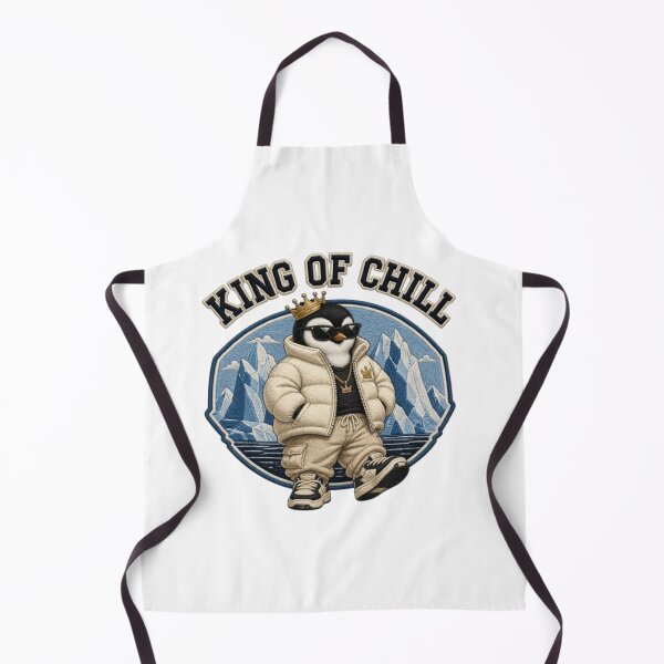 Item preview, King of Chill Penguin Mountain Streetwear designed and sold by GloboStyle Design .
