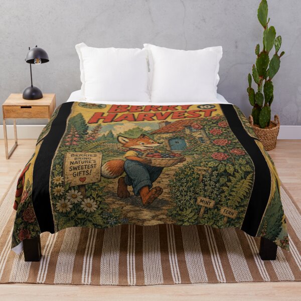 Item preview, Whimsical Fox Cottagecore Forager designed and sold by bapupa.
