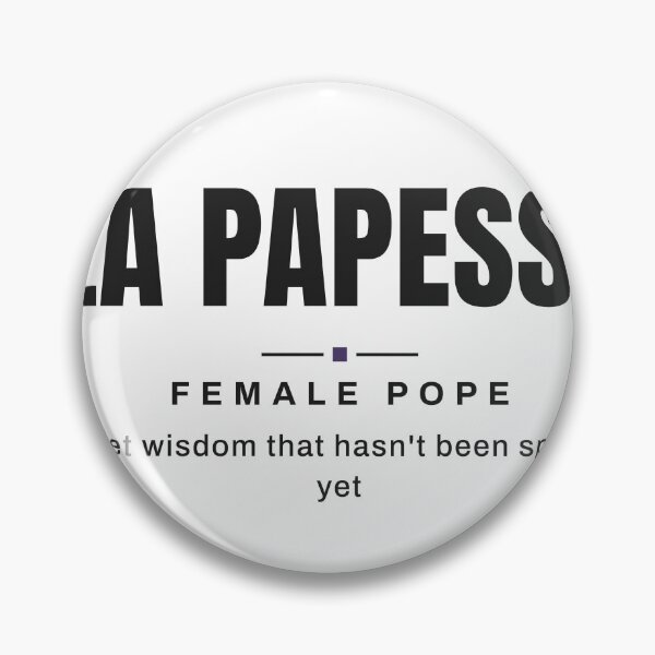 Item preview, The High Priestess — Female Pope | Real Tarot of Marseille designed and sold by VestraDesign.