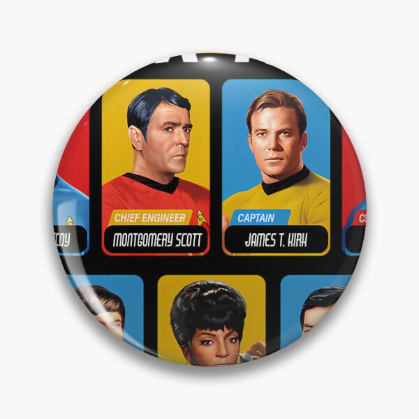 Item preview, Star Trek Original Series Full Color Crew Portrait Panels designed and sold by natzeelvers5.