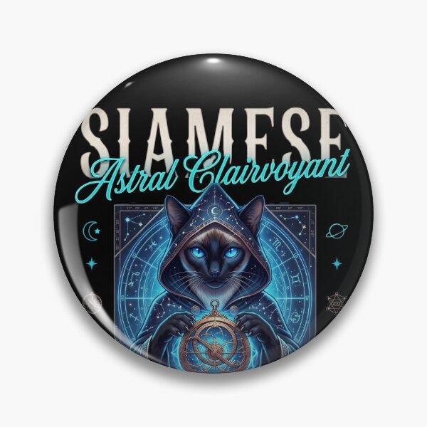 Item preview, Siamese Cat Astral Clairvoyant Celestial Streetwear designed and sold by Ada’s Mystic Atelier .
